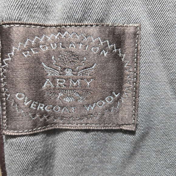 US Army Wool Overcoat, 1953 - Picture 6 of 12